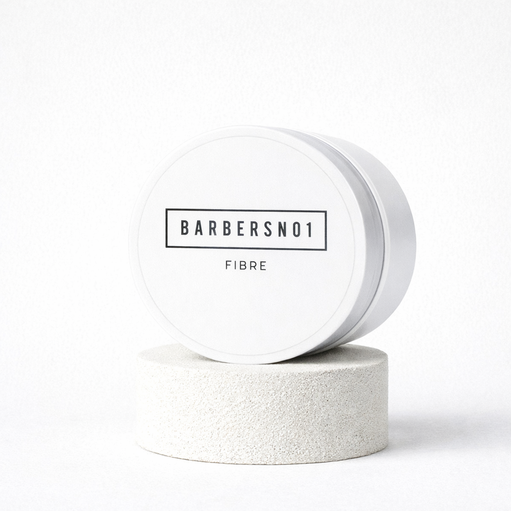 BarbersNo1 Fibre Clay — Strong Hold, Natural Finish | 100g