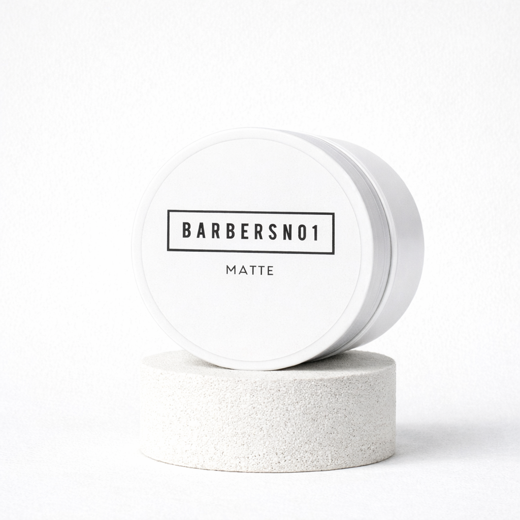 BarbersNo1 Matte Clay — Medium Hold, Matte Finish | 100g