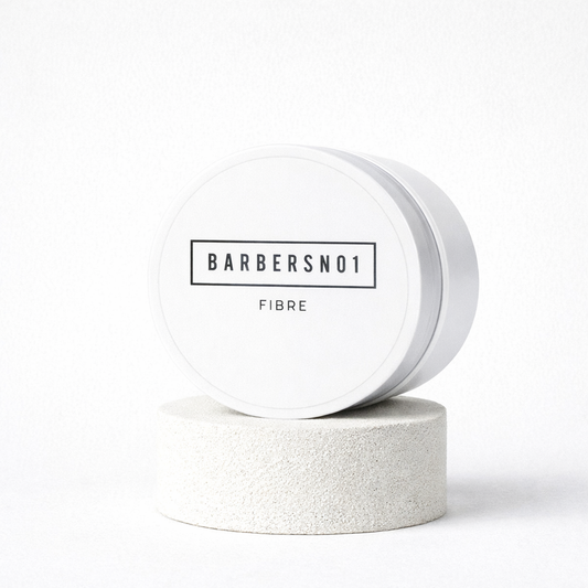 BarbersNo1 Fibre Clay — Strong Hold, Natural Finish | 100g